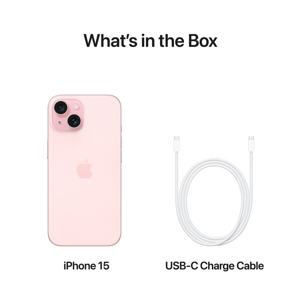 iPhone 15, 512GB, rose