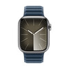 Apple Watch 45mm Armband mit Magnetverschluss, pazifikblau, S/M>