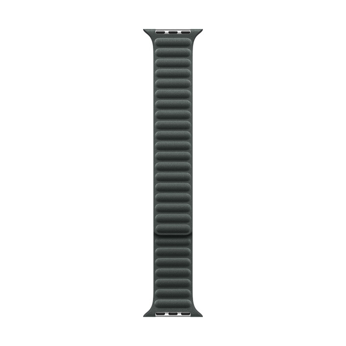 Apple Watch 45mm Armband mit Magnetverschluss, immergrün, M/L>