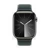 Apple Watch 45mm Armband mit Magnetverschluss, immergrün, M/L>