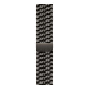 Sie sehen das Produkt Apple Watch 41mm Milanaise Armband, graphit, Produktbild: 01 Apple Watch 41mm Milanaise Armband, graphit