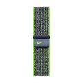 Apple Watch 45mm Nike Sport Loop, bright green/blau