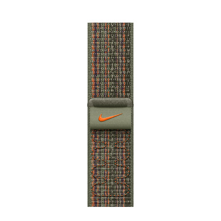 Apple Watch 45mm Nike Sport Loop, sequoia/orange>