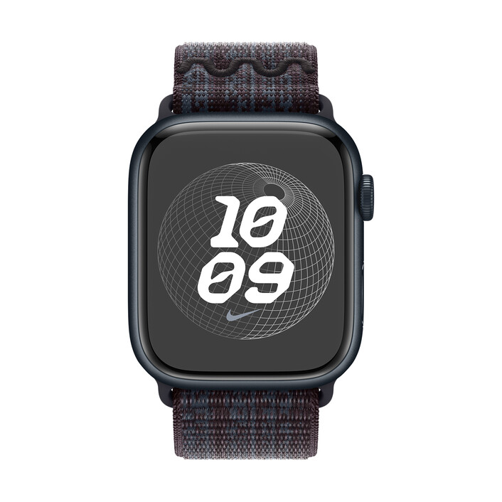 Apple Watch 45mm Nike Sport Loop, blau/schwarz