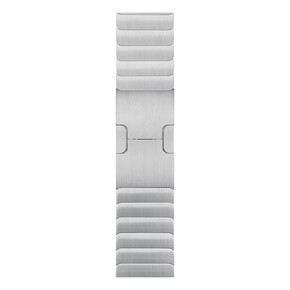 Sie sehen das Produkt Apple Watch 42mm Gliederarmband, silber, Produktbild: 01 Apple Watch 42mm Gliederarmband, silber