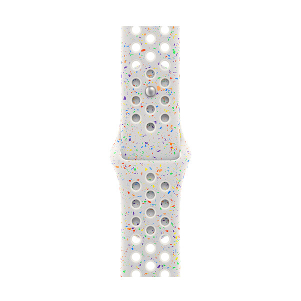 Apple Watch 41mm Nike Sportarmband, Pure Platinum, S/M