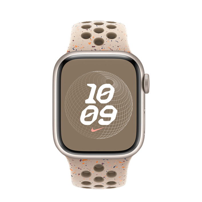 Apple Watch 41mm Nike Sportarmband, Desert Stone, S/M>