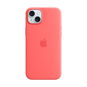 Apple iPhone 15 Plus Silikon Case mit MagSafe, guave pink