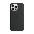 Sie sehen das Produktbild 01 von Apple iPhone 15 Pro Max Silikon Case mit MagSafe, schwarz> Apple iPhone 15 Pro Max Silikon Case mit MagSafe, schwarz>
