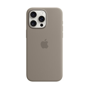 Sie sehen das Produkt Apple iPhone 15 Pro Max Silikon Case mit MagSafe, tonbraun, Produktbild: 01 Apple iPhone 15 Pro Max Silikon Case mit MagSafe, tonbraun