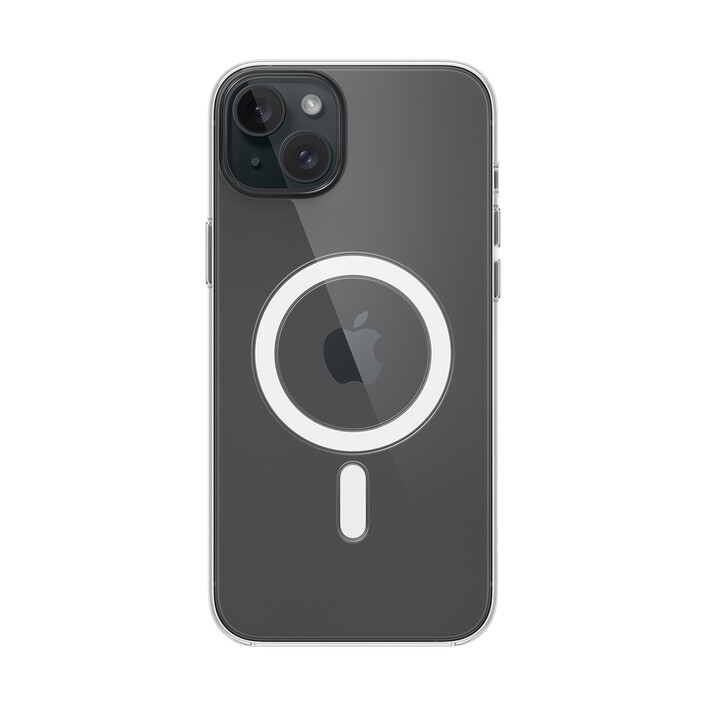 Apple iPhone 15 Plus Clear Case mit MagSafe, transparent>