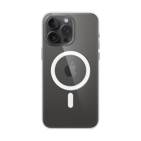 Sie sehen das Produktbild 01 von iPhone 15 Pro Clear Case mit MagSafe iPhone 15 Pro Clear Case mit MagSafe