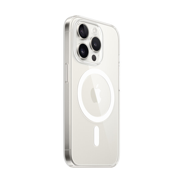 Sie sehen das Produktbild 02 von iPhone 15 Pro Clear Case mit MagSafe iPhone 15 Pro Clear Case mit MagSafe