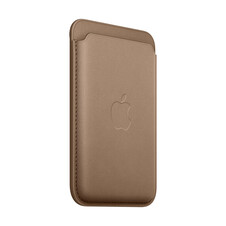Apple iPhone Feingewebe Wallet mit MagSafe, taupe braun&gt;