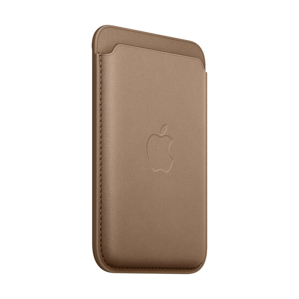 Apple iPhone Feingewebe Wallet mit MagSafe, taupe braun&gt;