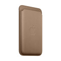 Apple iPhone Feingewebe Wallet mit MagSafe, taupe braun>