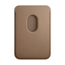 Apple iPhone Feingewebe Wallet mit MagSafe, taupe braun&gt;