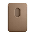 Apple iPhone Feingewebe Wallet mit MagSafe, taupe braun&gt;