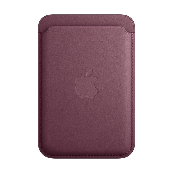 Sie sehen das Produktbild 01 von Apple iPhone Feingewebe Wallet mit MagSafe, mulberry> Apple iPhone Feingewebe Wallet mit MagSafe, mulberry>