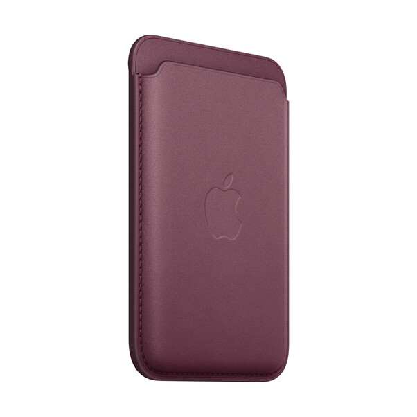 Sie sehen das Produktbild 02 von Apple iPhone Feingewebe Wallet mit MagSafe, mulberry> Apple iPhone Feingewebe Wallet mit MagSafe, mulberry>