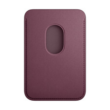 Apple iPhone Feingewebe Wallet mit MagSafe, mulberry&gt;
