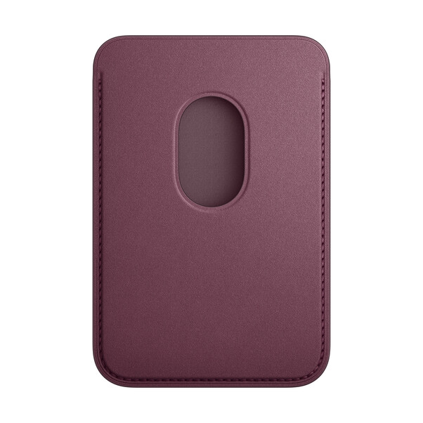 Apple iPhone Feingewebe Wallet mit MagSafe, mulberry&gt;