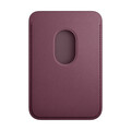 Apple iPhone Feingewebe Wallet mit MagSafe, mulberry&gt;
