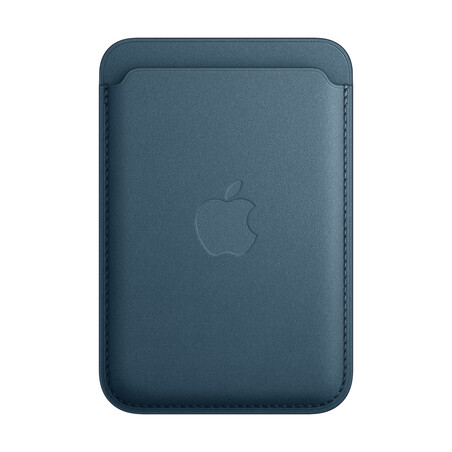 Apple iPhone Feingewebe Wallet mit MagSafe, pazifikblau&gt;