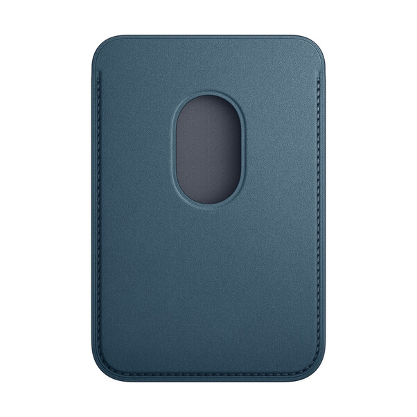 Apple iPhone Feingewebe Wallet mit MagSafe, pazifikblau&gt;