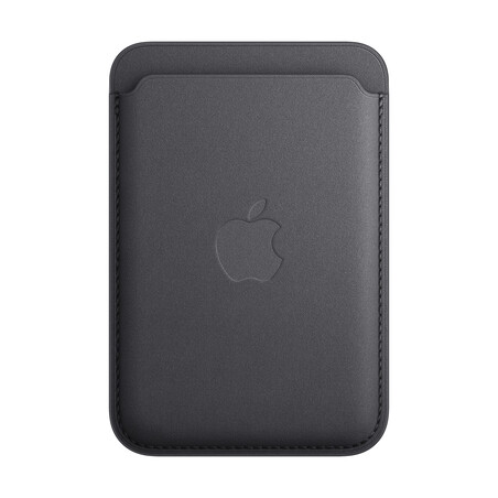 Apple iPhone Feingewebe Wallet mit MagSafe, schwarz