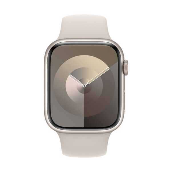 Apple Watch 45mm Sportarmband, polarstern, S/M