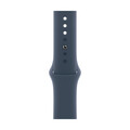 Apple Watch 45mm Sportarmband, sturmblau, S/M