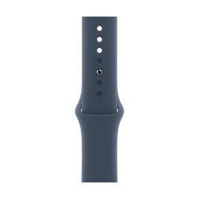 Apple Watch 45mm Sportarmband, sturmblau, S/M