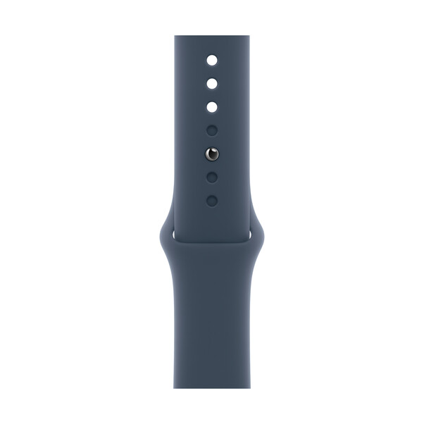 Apple Watch 45mm Sportarmband, sturmblau, S/M>
