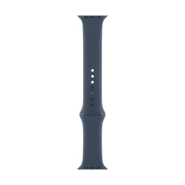 Apple Watch 45mm Sportarmband, sturmblau, S/M>