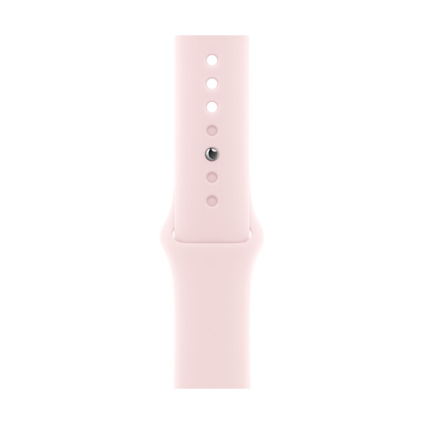 Apple Watch 45mm Sportarmband, hellrosa, S/M
