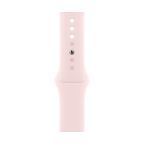Apple Watch 45mm Sportarmband, hellrosa, S/M