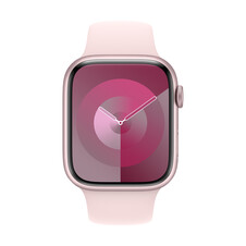 Apple Watch 45mm Sportarmband, hellrosa, S/M