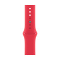Apple Watch 45mm Sportarmband, rot, S/M