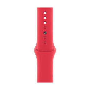 Apple Watch 45mm Sportarmband, rot, S/M
