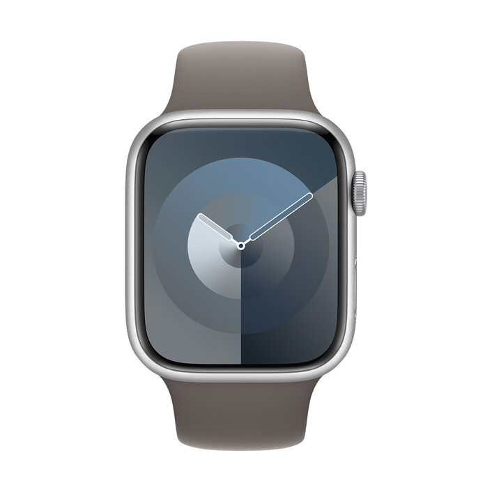 Apple Watch 45mm Sportarmband, tonbraun, M/L>