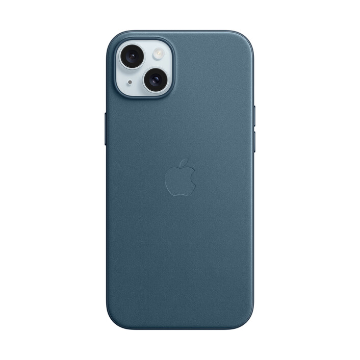 Apple iPhone 15 Plus Feingewebe Case mit MagSafe, pazifikblau>