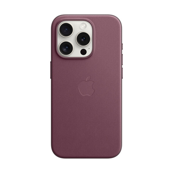 Sie sehen das Produktbild 01 von Apple iPhone 15 Pro Feingewebe Case mit MagSafe, mulberry> Apple iPhone 15 Pro Feingewebe Case mit MagSafe, mulberry>