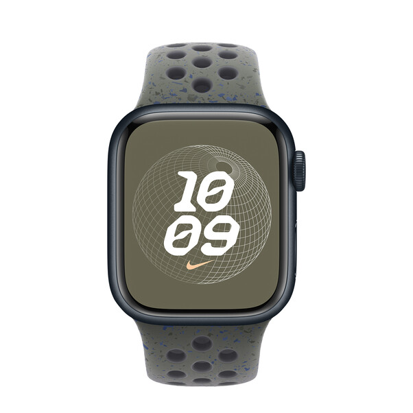 Apple Watch 41mm Nike Sportarmband, Cargo Khaki, S/M