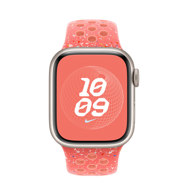 Apple Watch 41mm Nike Sportarmband, Magic Ember, M/L