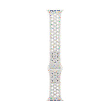 Apple Watch 45mm Nike Sportarmband, Pure Platinum, M/L