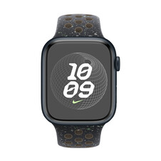 Apple Watch 45mm Nike Sportarmband, Midnight Sky, M/L>