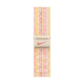 Apple Watch 45mm Nike Sport Loop polarstern/pink