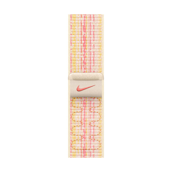 Apple Watch 45mm Nike Sport Loop polarstern/pink