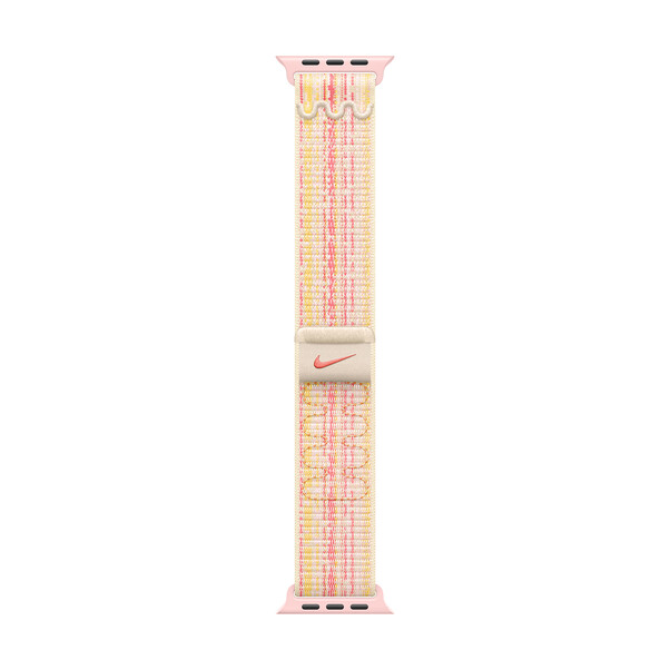 Apple Watch 45mm Nike Sport Loop polarstern/pink